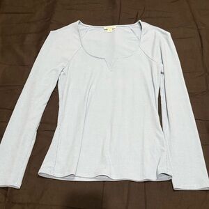 VENUS Soft Blue Long Sleeve Top